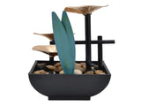 Wrought Iron Flowing Water Ornaments Fountain Feng Shui Ornaments for Home TV Cabinet Office V1294-YM0710-3115210155912