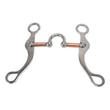 Horse Snaffle Bit Stainless Steel Rose Gold Plated Gag Loose Ring Outdoor Garden Cultivation V1294-YM3111220274211-0421