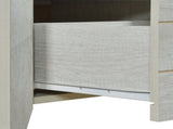 Bedside Table 2 drawers Storage Table Night Stand MDF in White Ash V43-BST-CELWHA