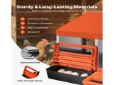 Chicken Nesting Boxes, 2 Compartments, Easy Egg Collection, Wall Mount, Easy to Assemble, Galvanized V952-JSCDXJS2GJ15PZUI4001V0