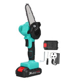 4in Electric Chain Saw Rechargeable Mini Electric Chainsaw Portable Electric Pruning ToolUK Plug V1294-YM0901-3111210184213