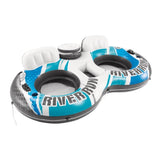 Intex River Run 2 Inflatable Floating Lake Tube - Blue Rapids 56827EU