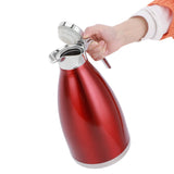 2L Vacuum Jug Bottle Stainless Steel Thermal Kettle Tea Pot Household Double Wall Insulated JugFlat V1294-YM0718-3118210019612