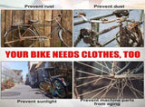 Bicycle cover for 1 bike waterproof, 2 items Inner and outer fabric cover, cover, for all mountain V1189-LC-QP-00868