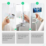 UGREEN 80515 Universal Phone Holder With Long Arm Silver 120cm V28-ACBUGN80515