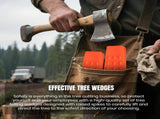 6 Pack Tree Felling Wedges Spikes for Safe Tree Cutting 2 Each of 10", 8 and 5.5 Wedges V1258-DP02-C-895