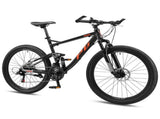 Progear Trail Dual Suspension MTB 26*19" Black Ember V572-PGMT-TRAILBE-19