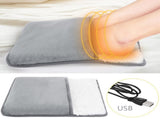 Winter USB Foot Built In Heater Fast Heating Safe Start Warm Foot Cover Feet Heating Pad V1294-YM0523-10317284