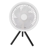 Tripod Stand Fan USB Rechargeable Retractable Portable Camping Fan Hanging Fan with Remote Control V1294-YM0901-3113230159611