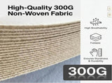 Tan 10-Gallon Breathable Grow Bags with Reinforced Handles Includes 5 V1188-MS-909-040