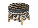 Handwoven Basket Northern Europe Style Bamboo Weaving Plant Basket for Home Decoration V1294-YM0523-3111210387011