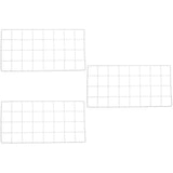 Masteelf 3-Piece Wire Wall Panels for Photo Display, Iron Picture Frames, and Decorative Photo V1370-AZ4-16317