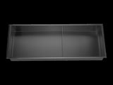 641 x 336 x 101mm Shower Niche Double Shelf Organizer No Tile Needed in Black V63-900751
