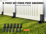 Fence Post Anchor Repair Kit 6 Pack Inner Support Stakes Repair V952-WGBGXDD37YC2VHOLCV0