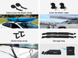 GIANTZ Kayak Roof Rack for Car, Universal Soft Roof Rack Pads for Surfboard SUP Canoe, Roof Bars for CAR-RFBAR-FOAM-25