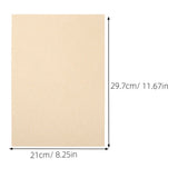10Pcs Handmade Paper Sheets Vintage Writing Paper for Craft Enthusiasts Beige Map V1192-AZ-W-22433