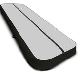 Powertrain Airtrack 20cm Thick 4m x 2m Inflatable Gymnastics Tumbling Mat Air Track - Black IFM-0402-GYBK