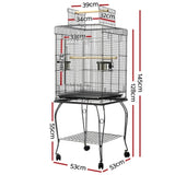 i.Pet Bird Cage 145cm Large Aviary PET-BIRDCAGE-A102-BK