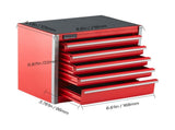 Metal Tool Box, 8.6-inch, Portable Metal Tool Box with 5 Drawers, Small Tool Chest with EVA Liners V952-CTSBXSGJX86IY6PZFV0