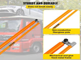 Load Height Measuring Stick, 15' Sturdy Fiberglass Truck Height Stick with Adjustable Pole, V952-GDSSCLGBD15FTKQS0V0