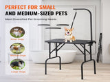 Pet Grooming Table Arm with Clamp, 808 x 460 mm Dog Grooming Station, Foldable Pets Grooming Stand V952-ZDMRZ32INCH0M0K0IV0