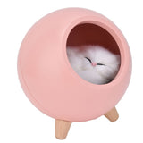 LED Night Light Pet House Shape Table Lamp USB Rechargeable Light Bedside Nightlight for Birthday V1294-YM0901-3113210117311