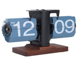 Digital Flip Desk Clock 12 Hours Single Sided Battery Powered Retro Mechanical Auto Flip Down Clock V1294-YM0901-3115240060314