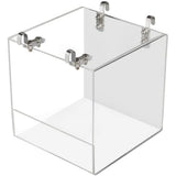 Acrylic Bird Bathtub Bath Shower Box Bowl with Hooks Cage Accessory for Birds Parrots V1294-YM0717-10099953