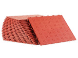 Garage Tiles Interlocking 12x12 in 50 Pack Garage Flooring Tiles Red V952-CKDDHSJ501212FZ13V0