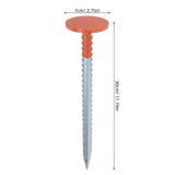 Metal Property Line Markers Iron Stakes for Lawn and Grass Boundary Quick Identification V1369-AZ3-W-11017