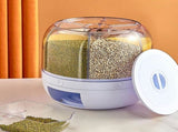 Rotating Storage Container - 5 KG - Storage Container - Food Container - Storage Jar - Food V1188-MS101-01724-1