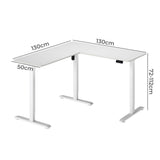 Levede Electric Standing Desk Table Adjustable Height DH1073-WH-AU