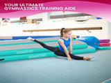 Powertrain Airtrack 20cm Thick 6m x 1m Inflatable Gymnastics Tumbling Mat Air Track - Green IFM-XBO-006-GN