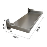 Wall Mount Kitchen Shelf Carbon Steel Punch Free Multifunctional Floating Shelf Hanging Spice Rack V1294-YM0710-3118230367111