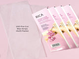 Waxing Kit - Digital Wax Warmer 100g Wax Cartridge 100x Pre-Cut Strips Pack V238-SUPDZ-40700217131088