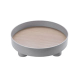 Round Plastic Serving Tray Cosmetic Storage Table Desk Organizer Container for Snack Food Ornaments V1294-YM0716-3117220164712
