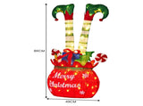 Christabelle Elf in Gift Sack Christmas Display Warm White LED Lights 86cm Decoration Yard Lawn 112_MHA611