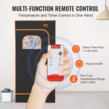 VEVOR Portable Steam Sauna Tent Full Size 2000W Personal Sauna Blanket W/ Chair,880 x 880 x 1780 mm V952-ZQBXSSNQCCS1TM5YTV3