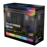 LED Curtain Lights Rainbow Color available in 2 sizes - 3.6 meter V720-XL0648