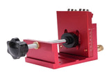 3 in 1 Portable Screw Jig Set Adjustable Precise Drilling Aluminum Alloy Woodwork Guides Joint Angle V1294-YM0901-3114250037511