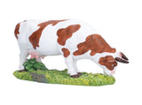 Cow Figurines Brown and White Model Ornament Animal Sculpture Resin Crafts for HomeLower Head V1294-YM0714-3111210267912