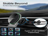 CHOETECH T204-F 15W Magnetic Car Charger Holder with LED Light V28-ELECHOT204F