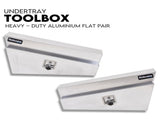 900mm Under Tray Tool Box Pair Aluminium Toolboxes Set Truck Undertray Underbody V379-UTALFLT900