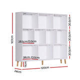 Artiss Bookshelf 3 Tiers 10 Cubes - CORA White FUR-S-BSHELF-02-WH