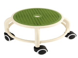 Round Rolling Low Stool Comfortable Universal Wheel Movable Mini Stool High Weight Capacity for Home V1294-YM0706-3116230016211