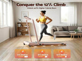 Everfit 3 in 1 Walking Pad Treadmill 12% Incline Foldable Under Desk Treadmills for Home Gym With TMILL-400H-2INC-L-PK