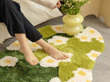 3D Stereo Irregular Rug Flowers Grass Moss Rug for Living Room Bedroom Home Aesthetic Decor Floor V1370-AZ4-01673