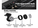 Wanderlite 28 Inch Luggage with TSA Lock Spinner Carry On Hard Shell Travel Suitcase Luggage Case LUG-ABS-CLA-28-BK