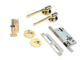 Mechanical Door Lock with Handle Set Modern Interior Bedroom Door AntiTheft Lock Kit V1294-YM0901-3114210070611