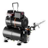 VEVOR Airbrush Kit Air Brush Kit 1/6 HP Air Compressor Airbrush Tip Hose Tank V952-JCBTZ2G1AGYQM4FMN001V3